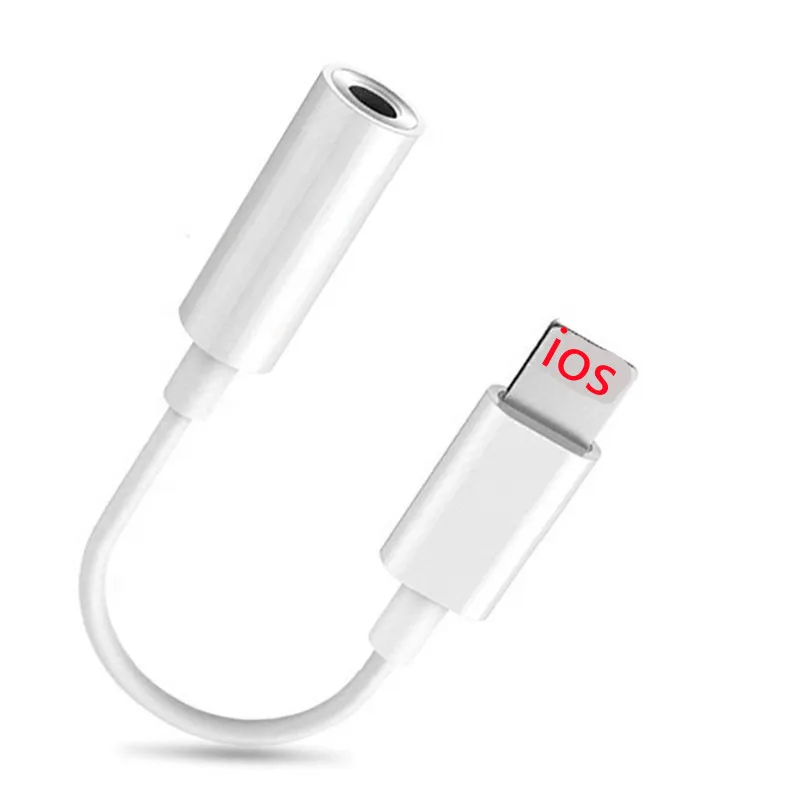 Adapter Headphone Connector Audio to 3.5mm Jack AUX Cable For SE 2020 11 Pro Max XS XR X 8 Plus