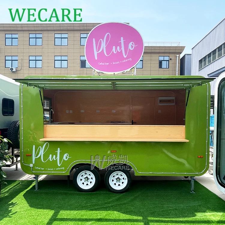 WECARE мобильный жареный цыпленок шаурма трейлер для еды Boba Tea Coffee cocktine BQ Food Truck с полным оборудованием
