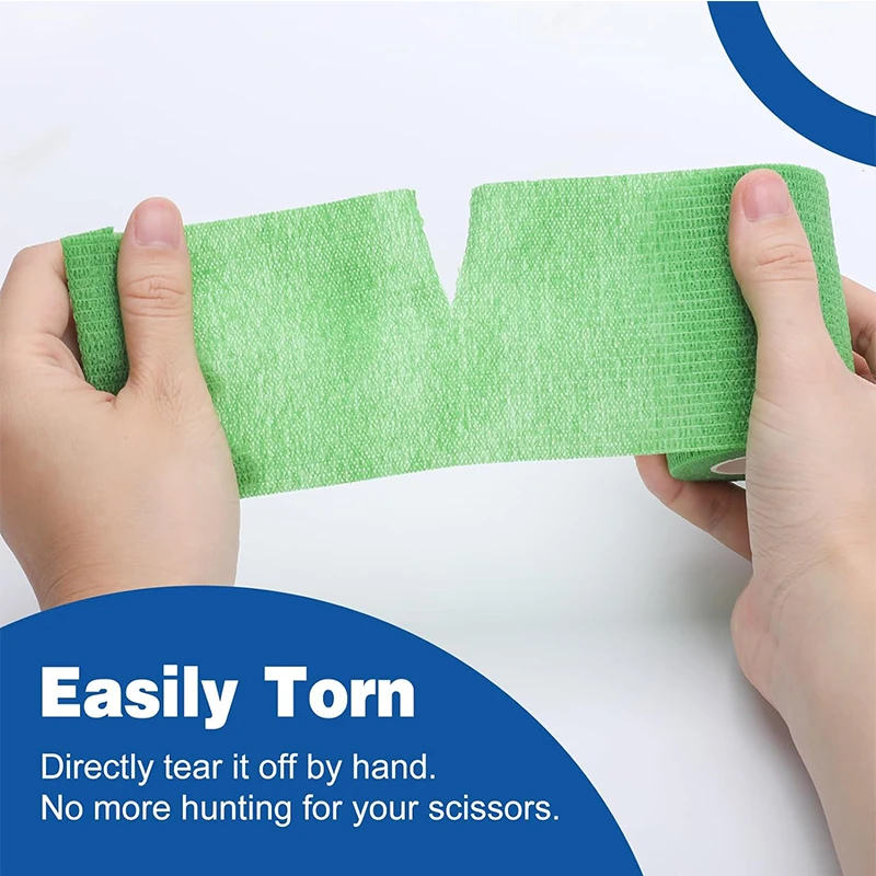 self adhesive wrap cohesive elastic bandage  Sports Physical Therapy Cohesive Bandage For Sport and Pet