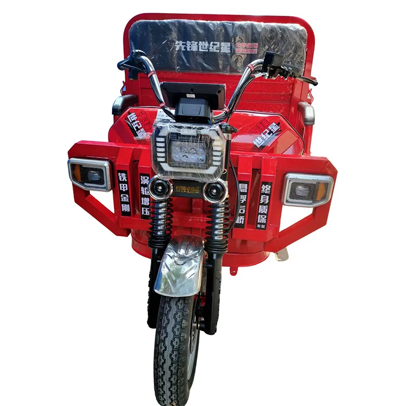 Powerful Motor Farm Use 2000W Motor 60V45Ah Lead Acid Battery Electric Pedicab Cargo Electric Tricycle