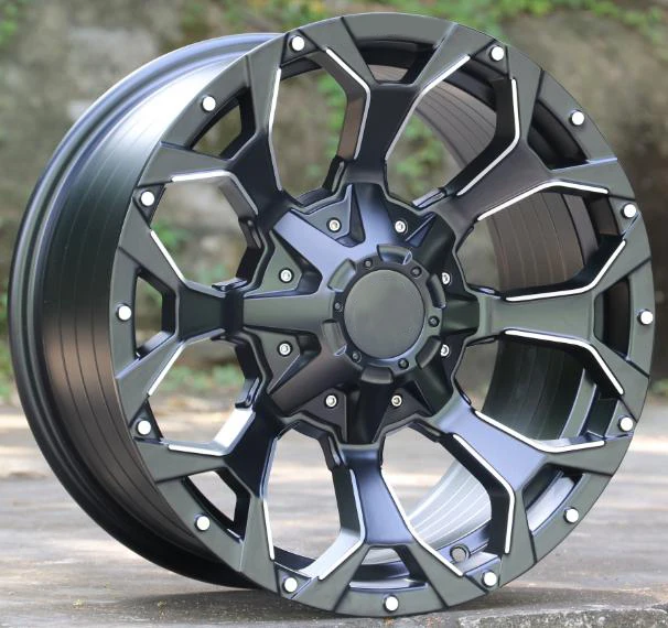 Hot sale 16 17 18 20 inch black off-road wheels
