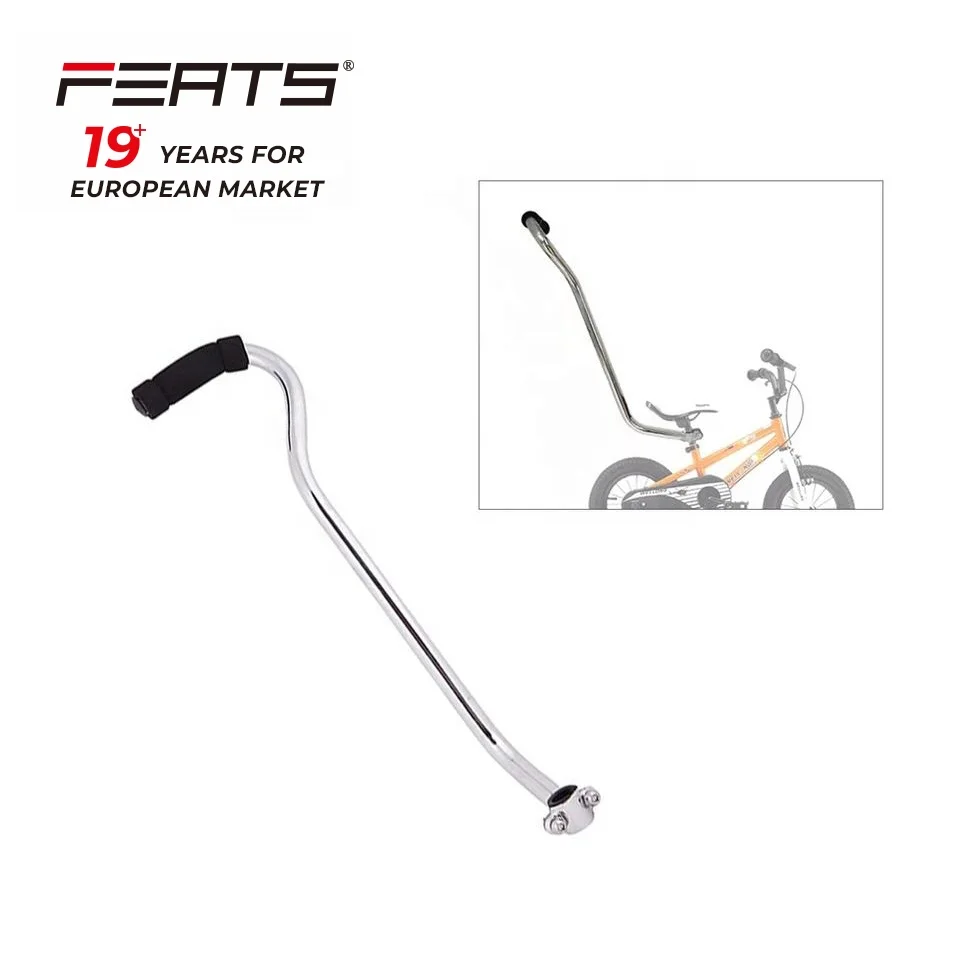 Bike Safety Training Bar For Kids,Bicycle Push Bar For Bicycle Riding  Bicycle Accessories Safety Control Balance Handle Bar