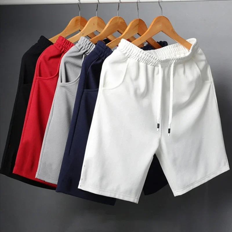 Custom Design Summer Casual Shorts Men Breathable Loose Beach Short Pants Solid Colors Blank 100% Cotton Twill Shorts