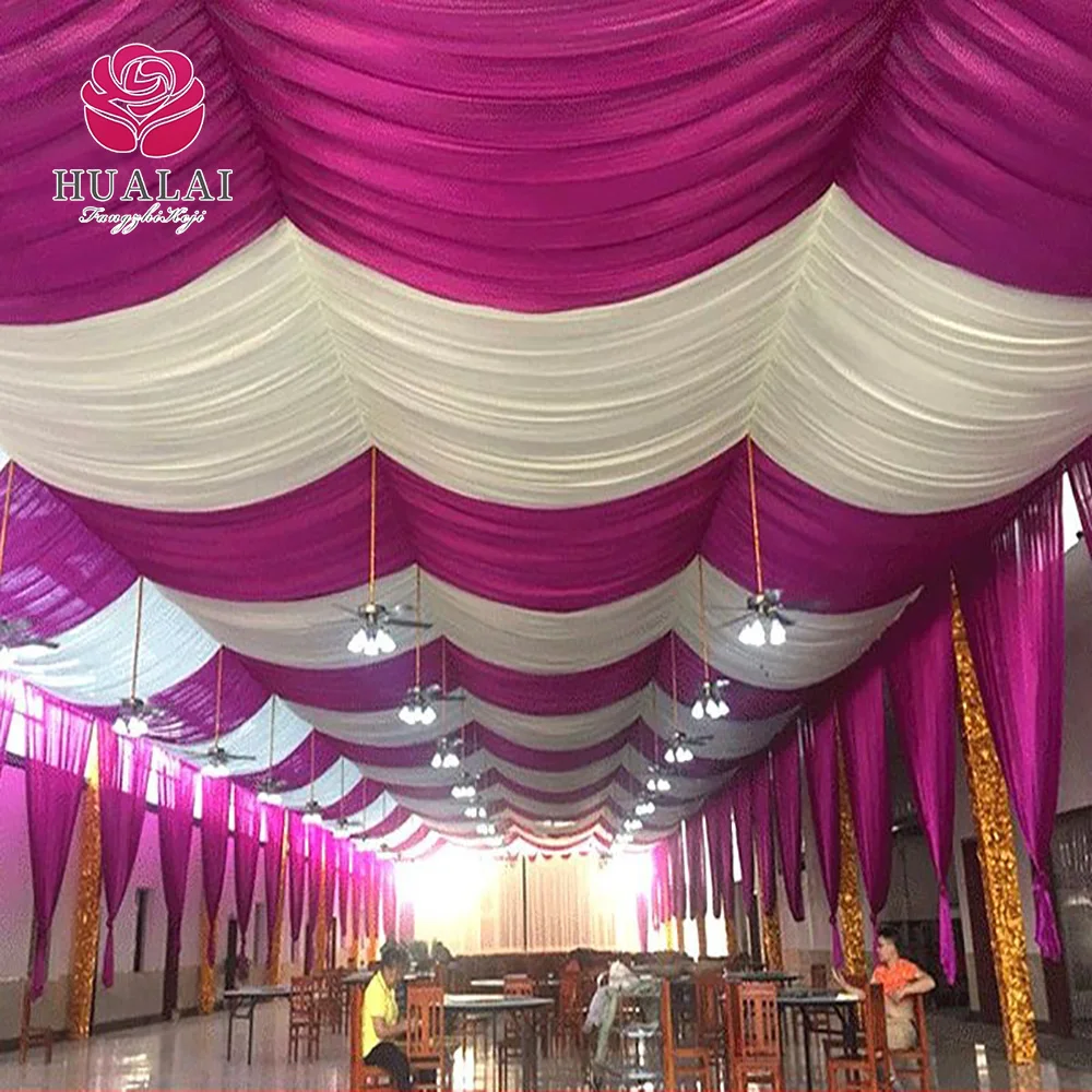 tent drapery fabric canopy ceiling drape for wedding party events decoration