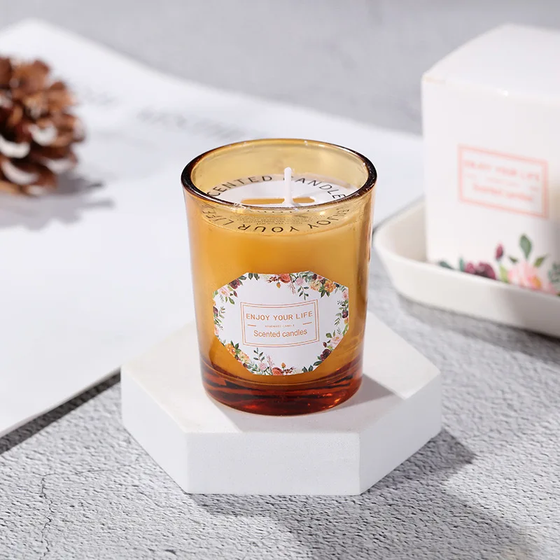 Scented Candles Wholesale Customized Fragrance Soybean Wax Candles  For Home Decoration For Birthday Party