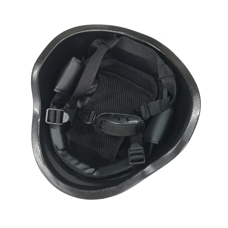 Level IIIA PASGT Classic design ballistic black tactical military PE bulletproof helmet