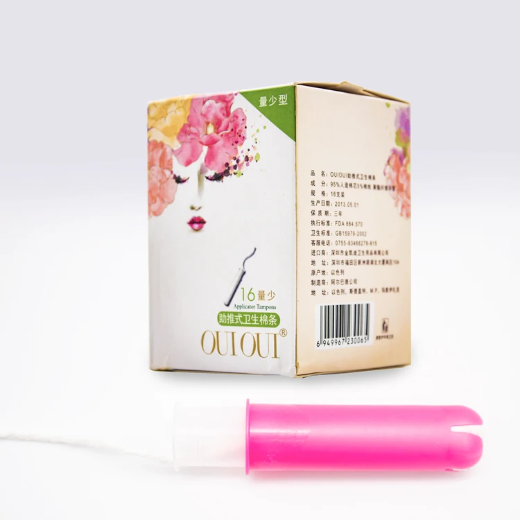 Wholesale Manufacturing disposable applicator organic tampon lady period best organic cotton sanitary tampons