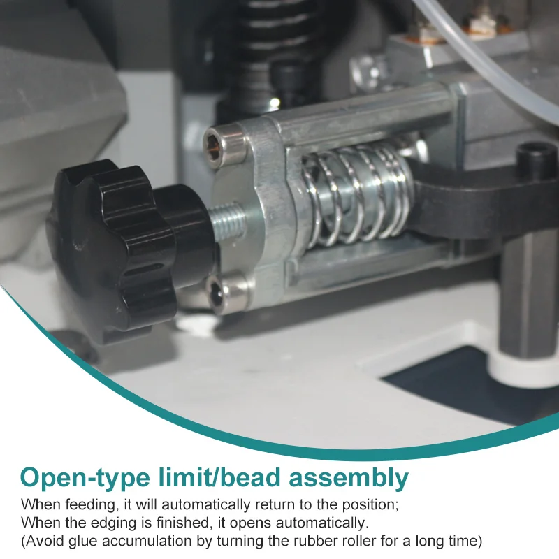 semi automatic curved and straight edge banding machine with trimmer touch screen for woodworking mdf plywood