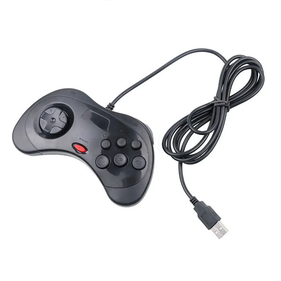 Wired Classic Game Joystick For Segas Saturn Gamepad Controller For Sega Mega Joypad Handle
