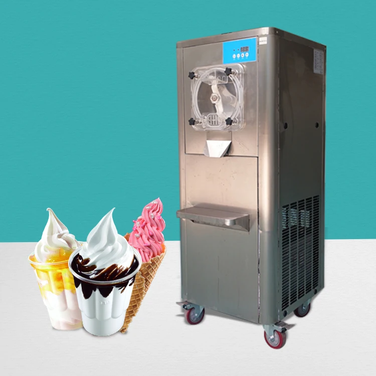  Машина для мороженого Gelato с оптовыми ценами сертификация CE большая емкость 16 л/ч напольная машина