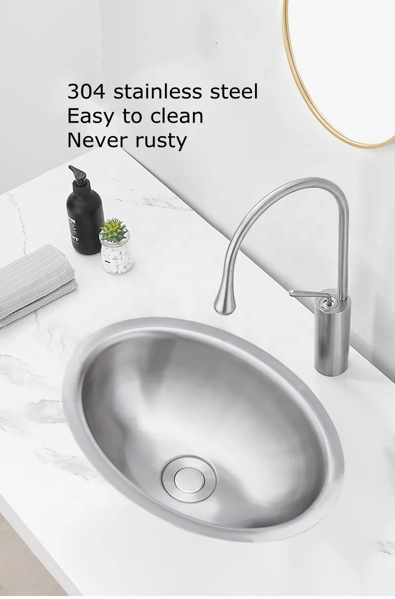 wash hand basin polishing small round 304 stainless steel automatic wash hand basin