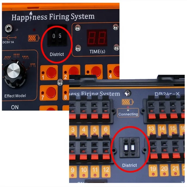 Liuyang Happiness 240 channels wired control special effect fireworks firing system for fireworks display