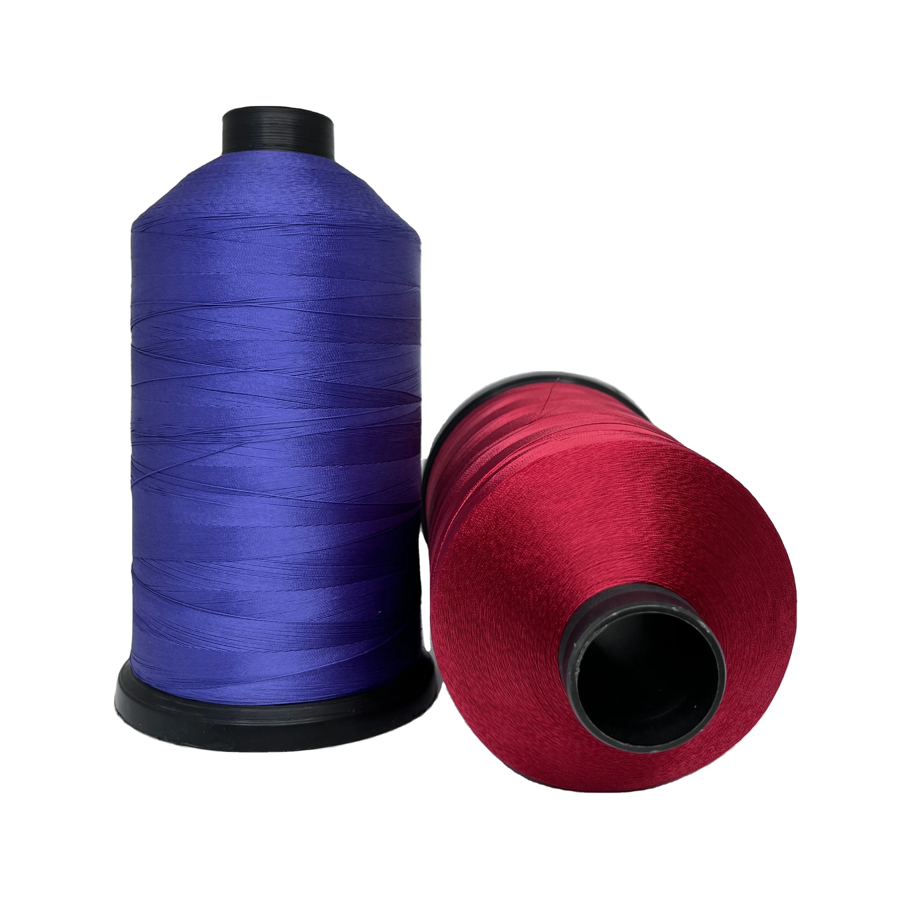 Manufacturer Industrial High Tenacity 210D/3 Nylon Bonded 6 Sewing Thread Sofa Leather Shoes