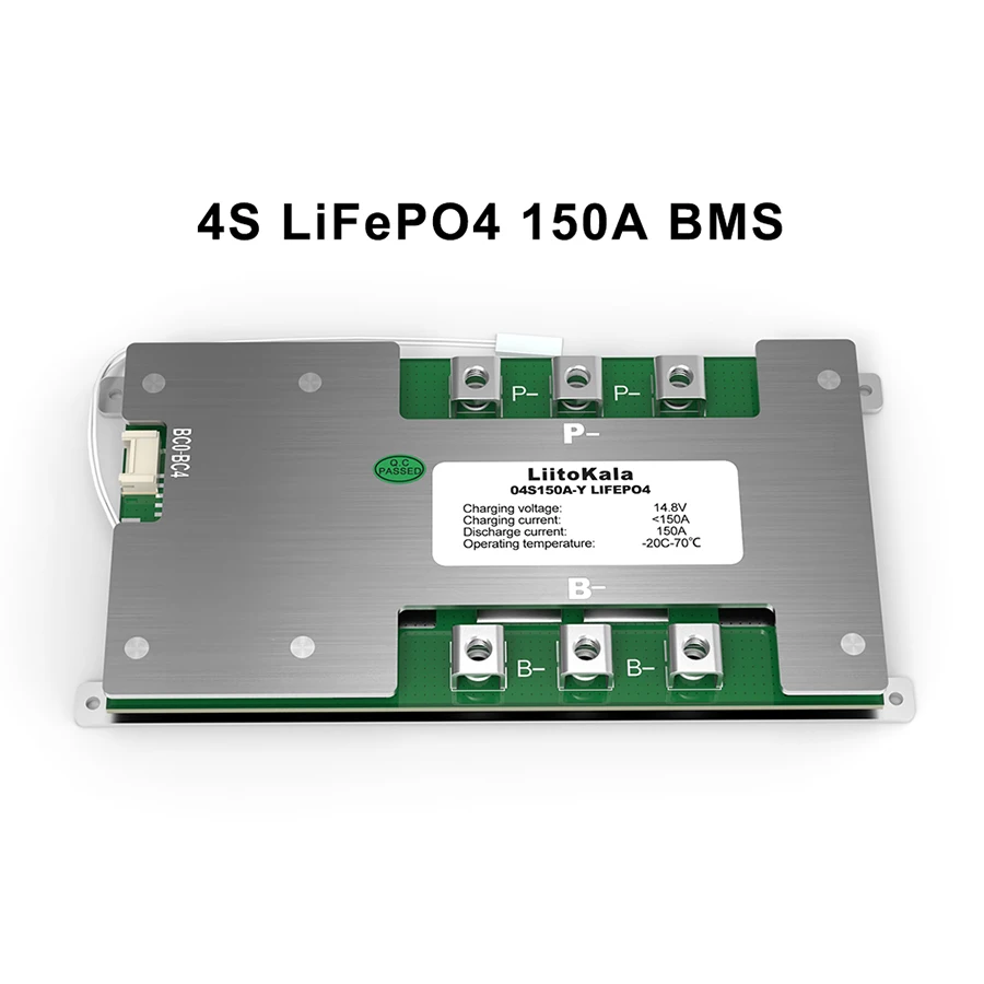 LiitoKala 04S150A-Y 4S LiFePO4 12 В BMS системы управления батареей (bms) 150A разряд