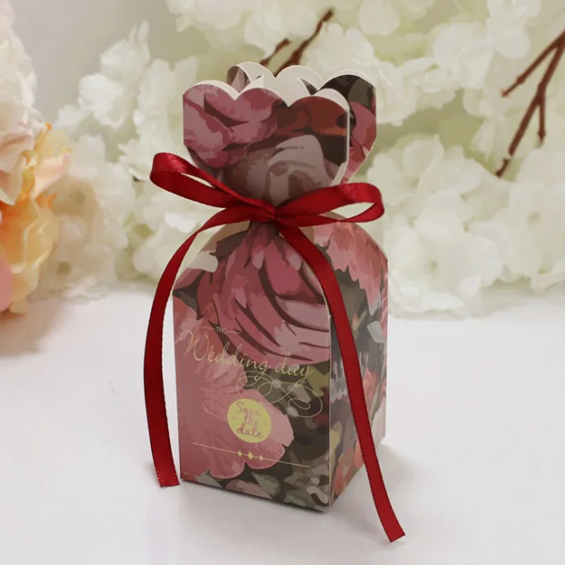 Festive Party Supplies Wedding Favour Box Sweet Packing Box Treat Box for Packaging