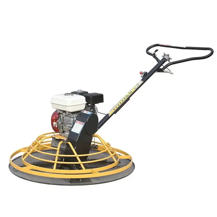 Cheap price loncin engine walk behind power trowel floater concrete power trowel machine for sale