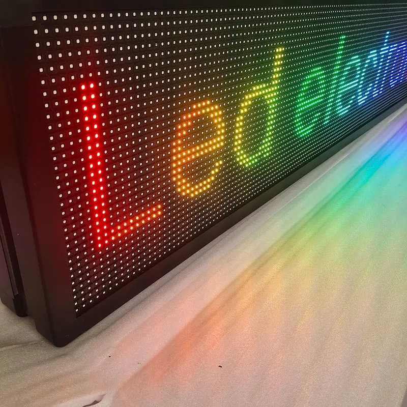 Outdoor Light Led Message Display Scrolling Led Screen Sign Board Programmable Light Box Display Shop Advertising