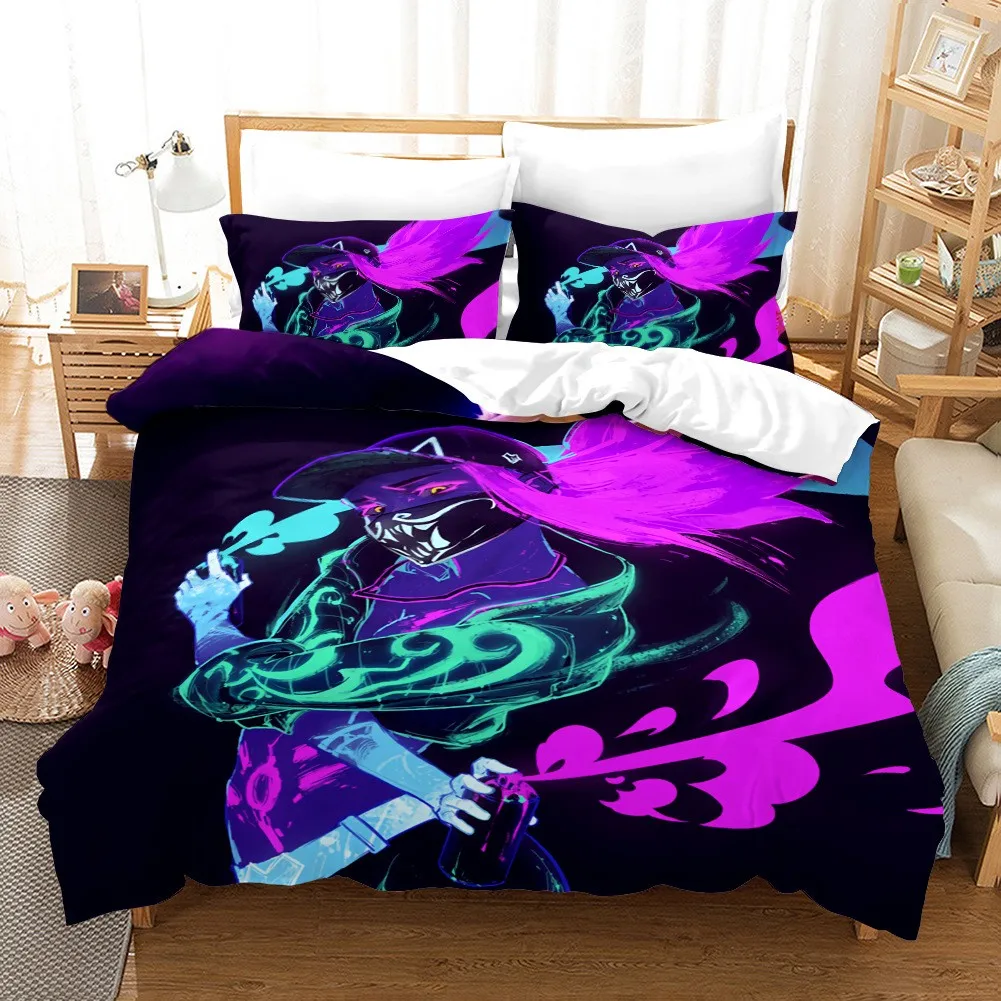 Wholesale cheap custom anime animated movie characters 100% cotton bedsheet set digital printed duvet cover
