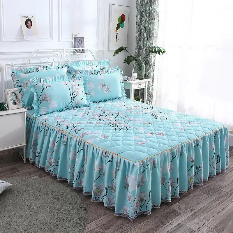 Wholesale Custom 100% Cotton Floral Print Bedsheet Bed Sheet Bed  Sheet Set Sets with Pillowcases for Home