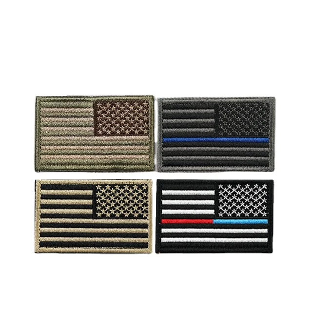 
 Пользовательская вышивка, патч с американским флагом страны США  