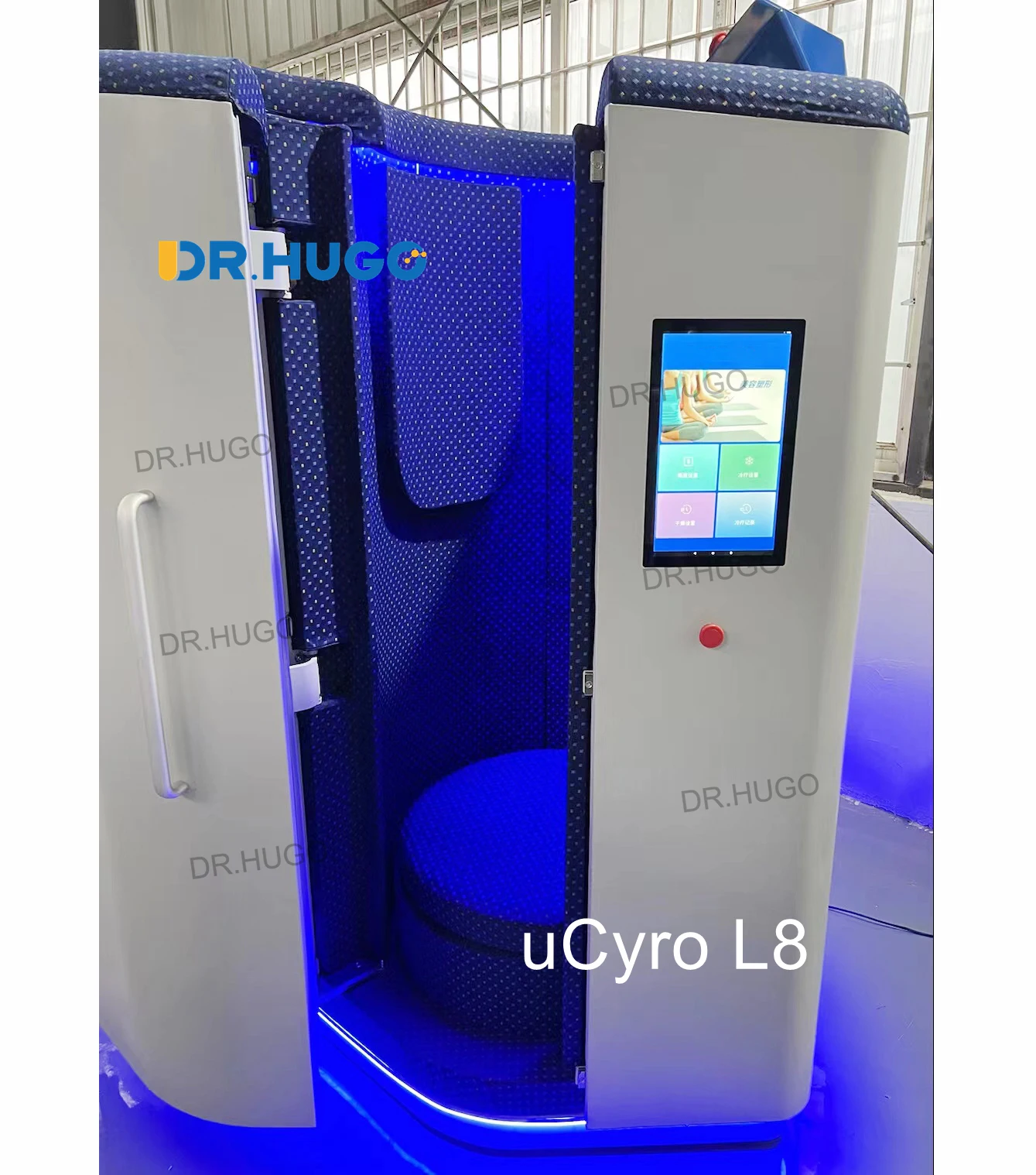 DR.HUGO uCyro L8 New Arrival Cryogenic Cryosauna Whole Body Electric Cryotherapy Chamber Sport Injury Recovery cryotherapy cabin