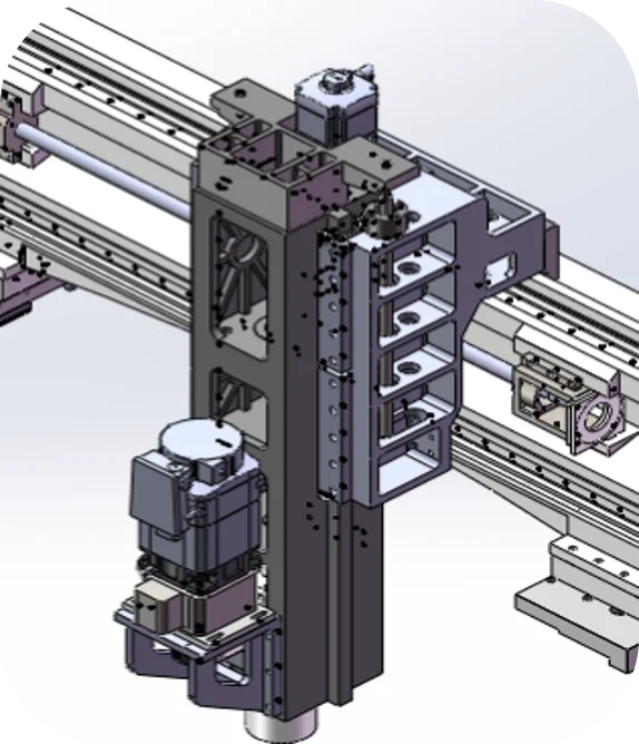 Separate Structure Bridge Type Gantry Machining Center Portal Machining Center