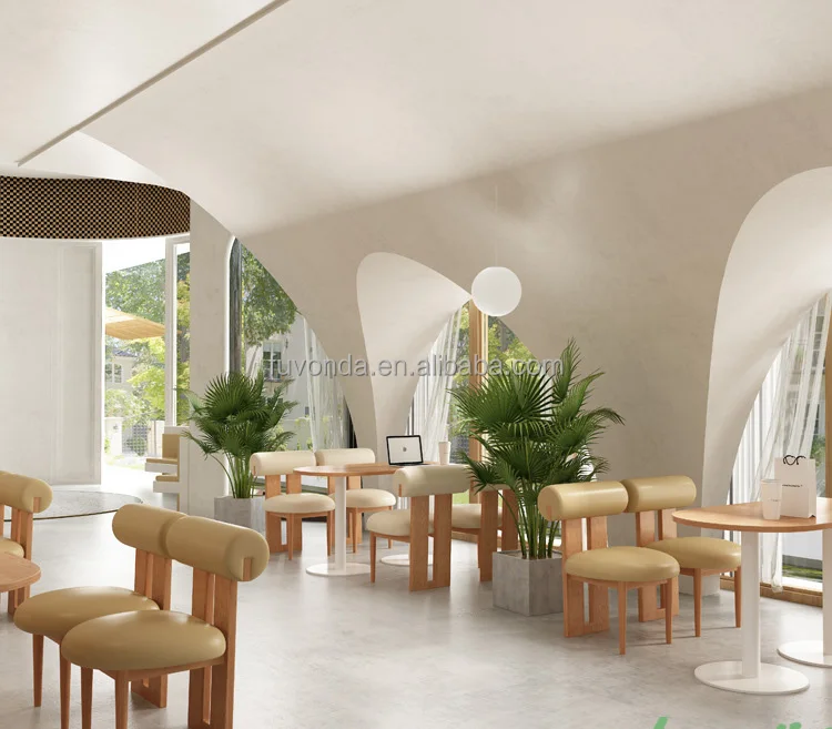 Fancy Color Bakery Shop Interior Design Restaurant Bar Counter Coffee Shop Counter Cafeteria Milk Tea Shop Sofa Table and Chairs