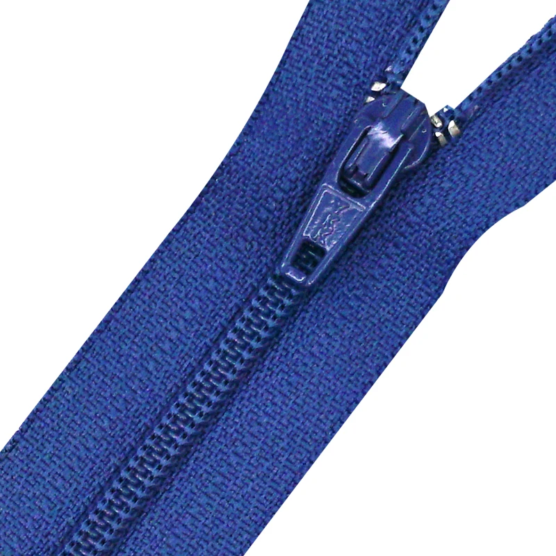 YKK Zipper Nylon Coil Reversed Zipper Long Chain Clothing Fashionable DTM Dye to Match Color for Jackets Pants Bags Suitcase