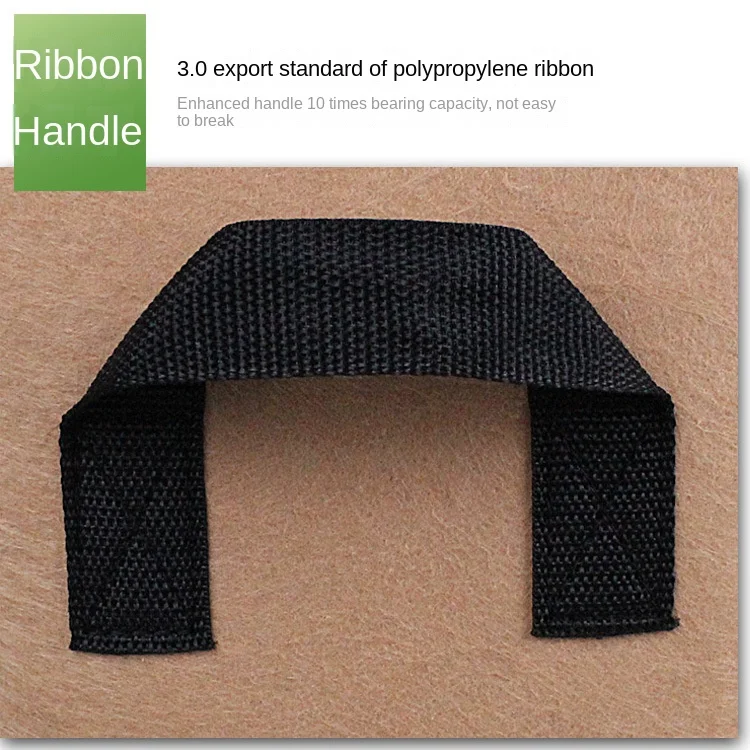 Manufacture Planting Gallon Nutrition Tree Fabric Non Woven Brown Bags With Strap Seedling Bags Colored