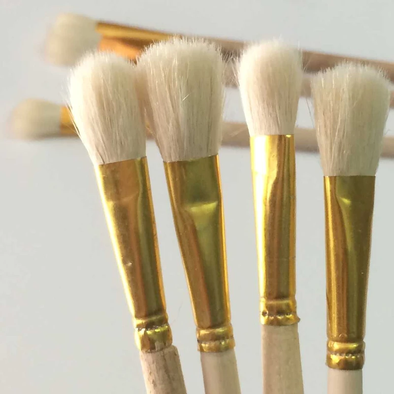 Wholesales Price 1 Piece Goat Hair Pen Gold Leaves Brush for Foil Painting and Cleaning Gilding Gold Leaf Foil Brush