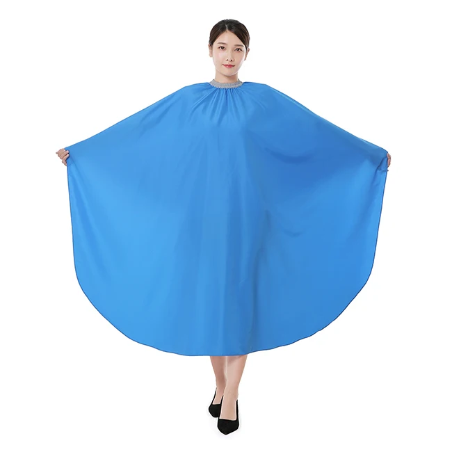 nylon logo beauty magnetic client cape pour salon de coiffure chemical bleach proof salon capes