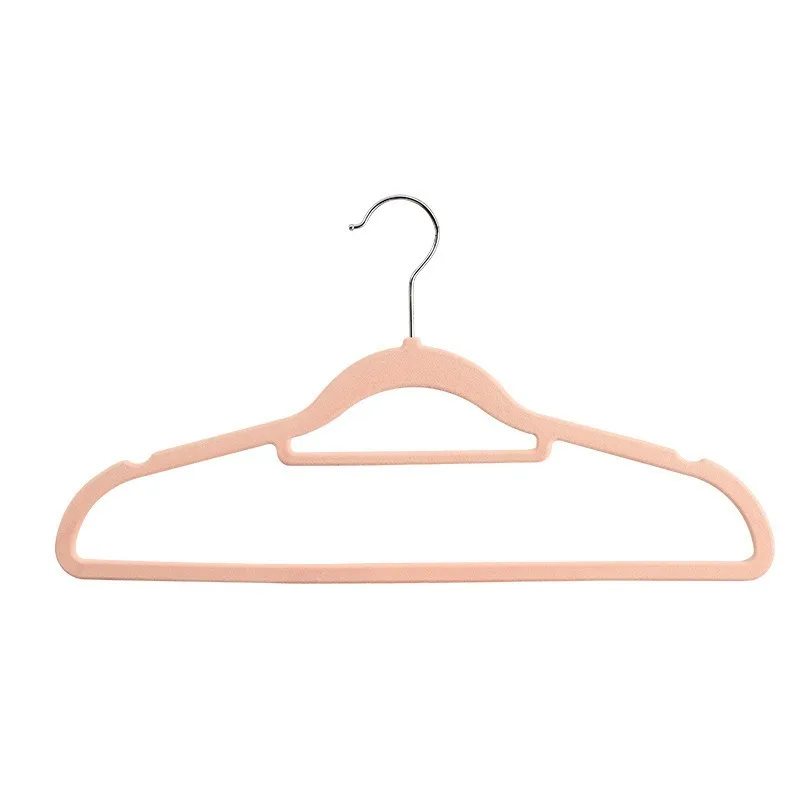 Dual-Purpose Dry Wet Rotatable Drying Racks Traceless Flocking Flannel Home Hanging Clothing Organizer Anti-Slip Non-Mark