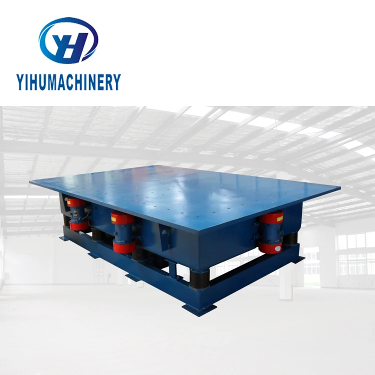 External concrete mold vibration / vibrating table