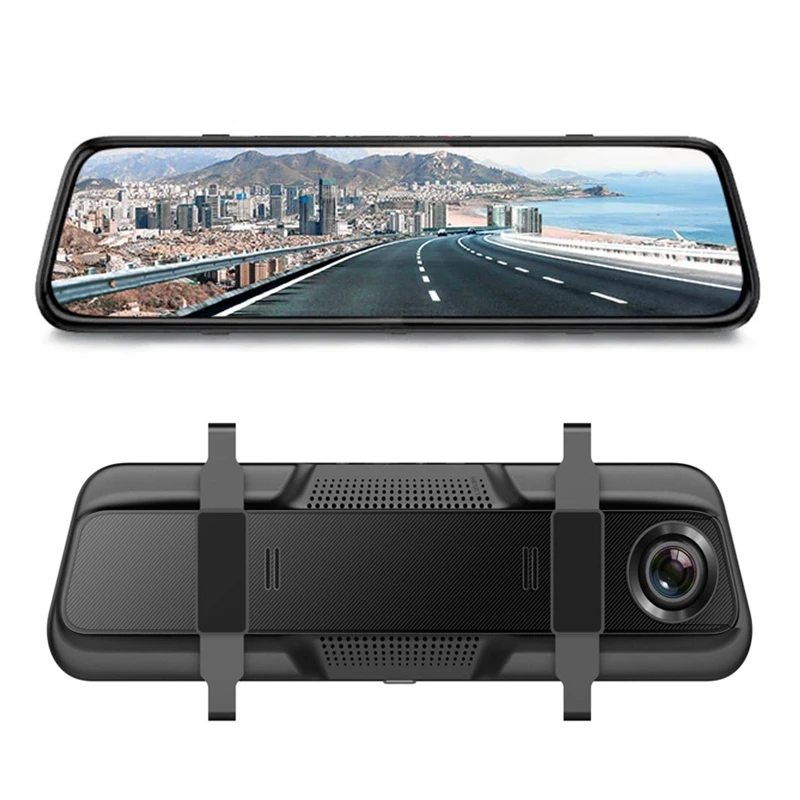 Full HD 1080P Car DVR Camera Stream Media Rearview Mirror 9.66 Inch Video Recorder DVRs Car Dash Camera
