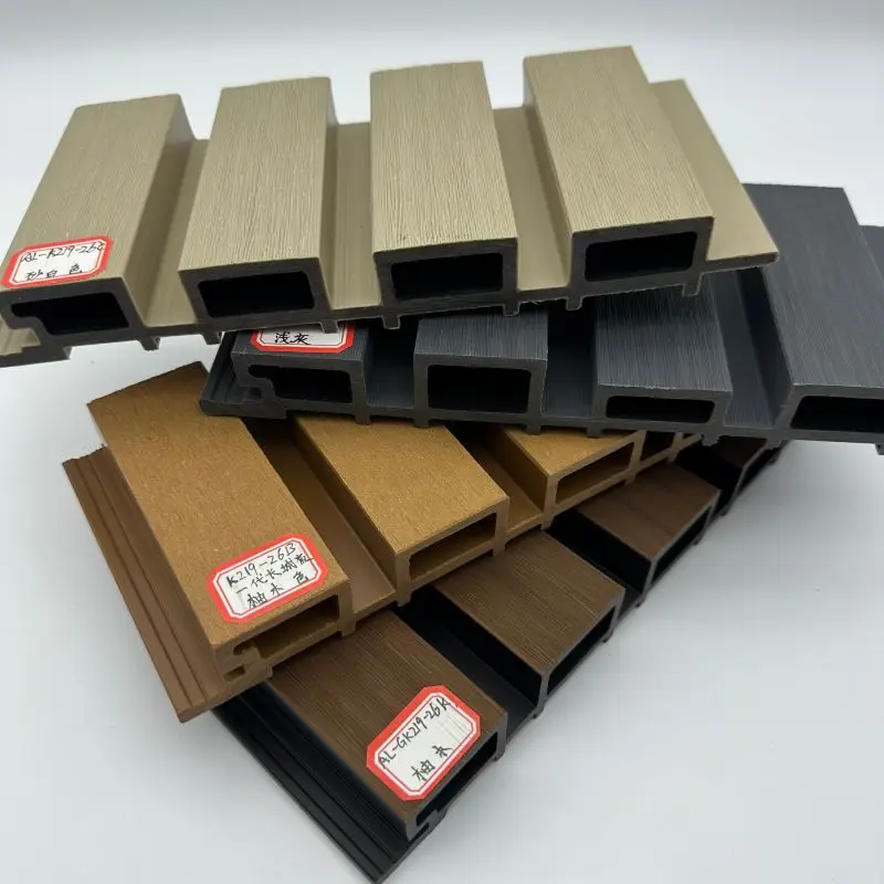 Hot Selling Customizable Colourful WPC Panel Exterior with Modern Design and Popular Choice for Engineered Wall Panels