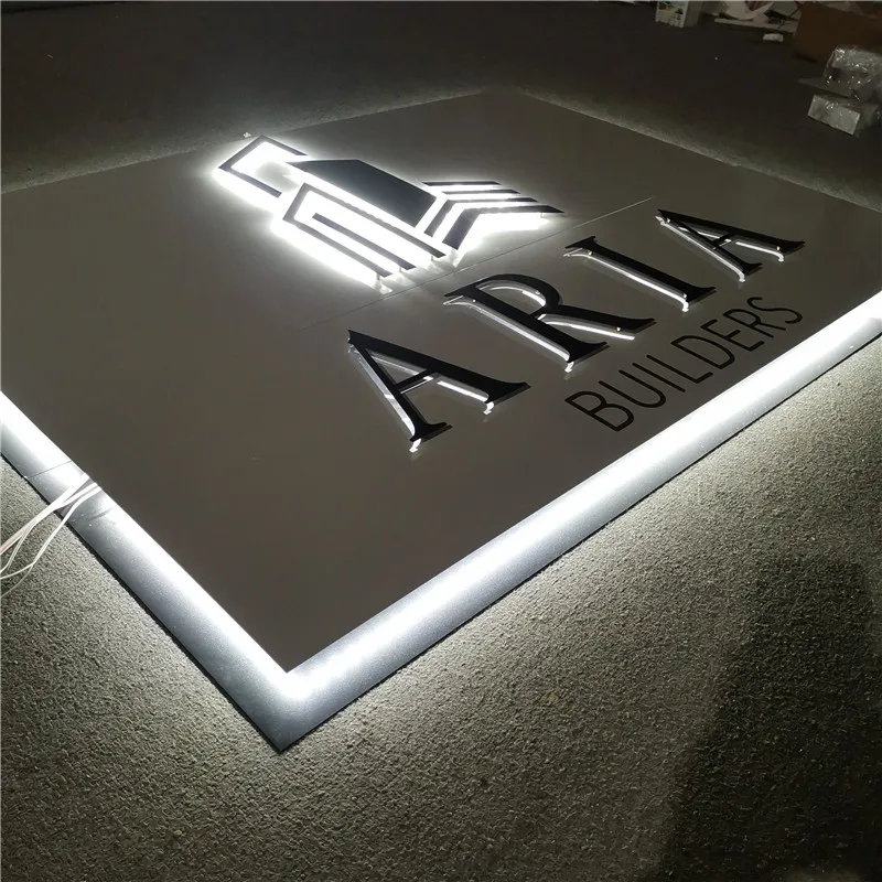 Outdoor Sign Advertising Light Box  Acrylic LED Light Box 3D Three-Dimensional Exhibition Light Box