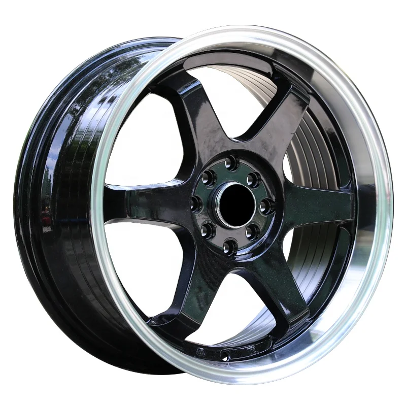 Supply customized size car alloy wheels rim 15 inch 4 hole 18 inch 5 hole wheel rims for sale