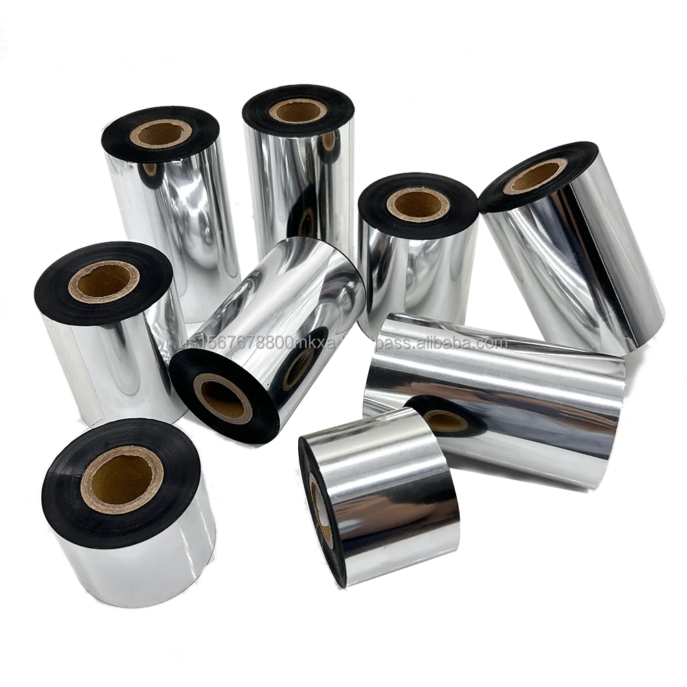 30mm*300m TTR black wax thermal transfer ribbon for price tag