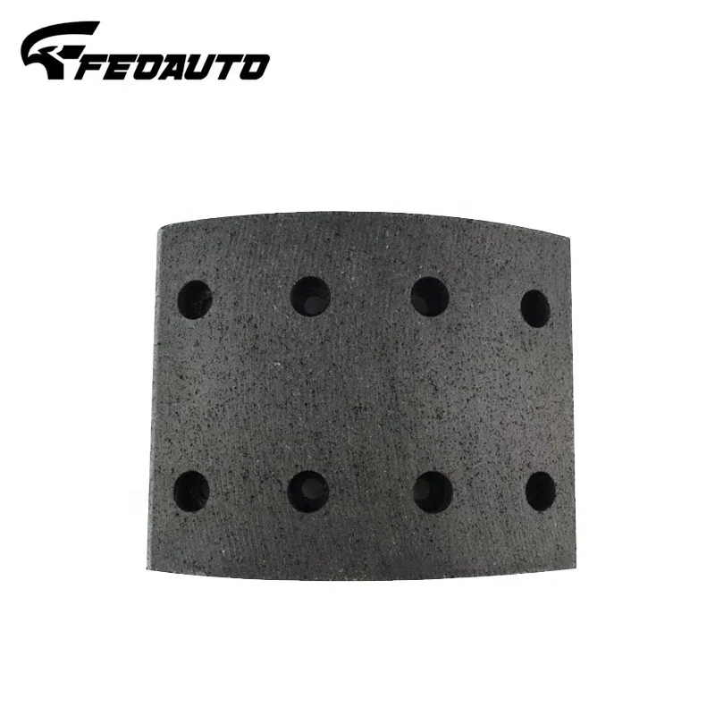 Brake Lining Manufacturing Non-asbestos Material RN/100 MB brake lining Sheet Brake Shoe Lining 19934 For Trucks