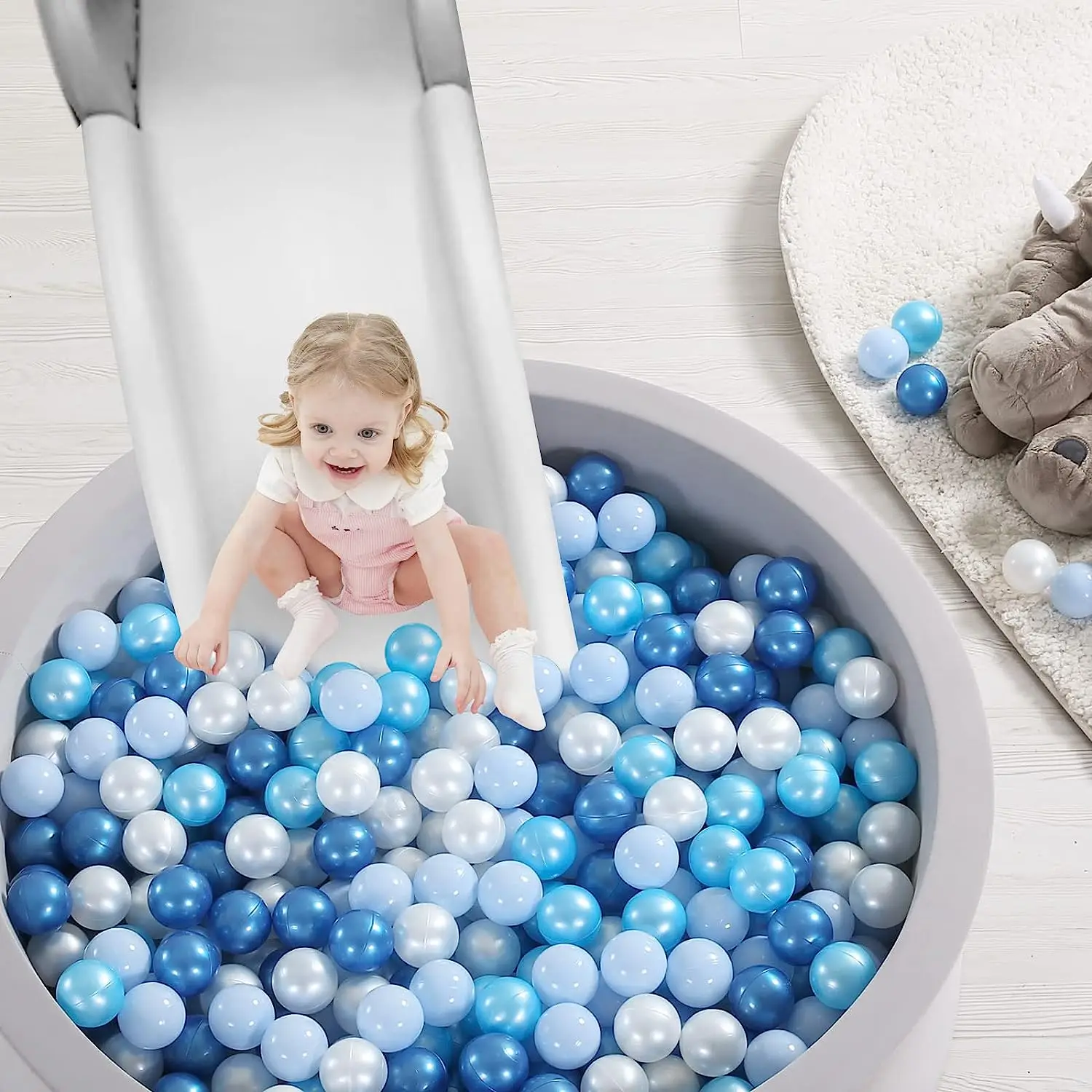 Colorful Ocean Pit Balls Per Indoor And Outdoor Ball Pit Balls Soft Toy Playhouse Pool Birthday Party