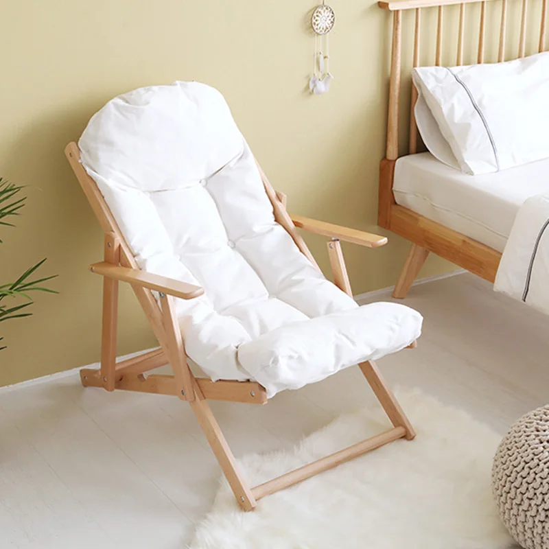 Лужайки для дивана Recliner портативное складное кресло Giovanni Съемная мягкая подушка с регулируемым углом наклона кресла гостиная отдыха деревянный