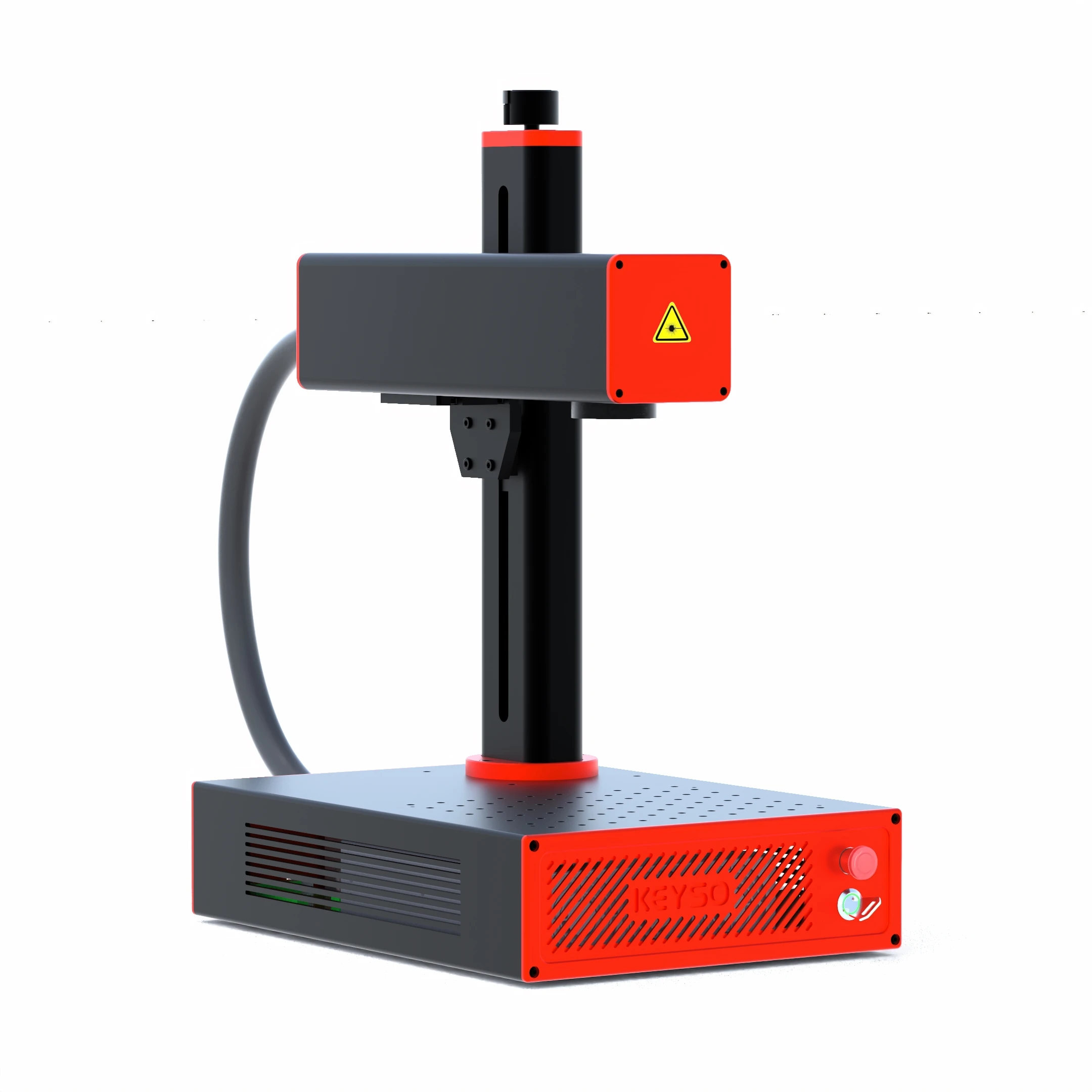 Hot Selling K50 50W metal fiber laser laser engraving 3d copper gold silver engraving and cutting with rotary  lightburn