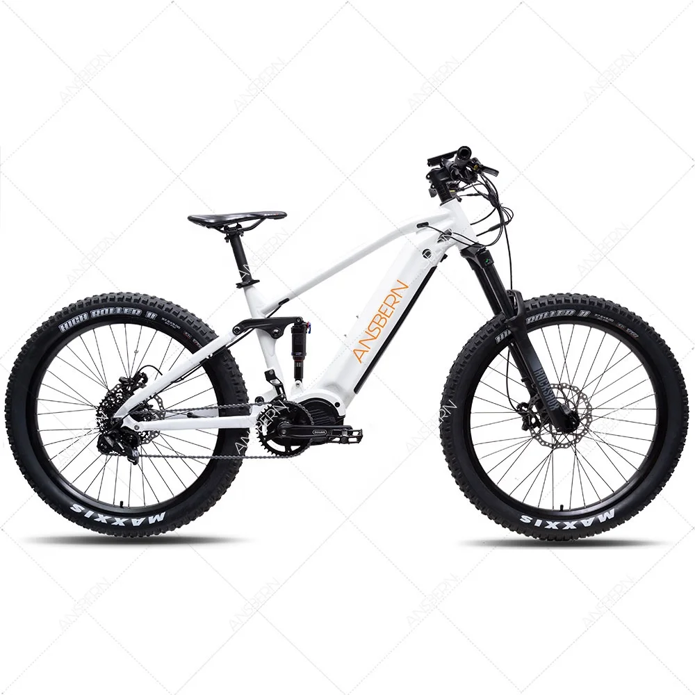 Новое поступление 2021 Электрический горный велосипед с полной подвеской средний приводной мотор электровелосипед