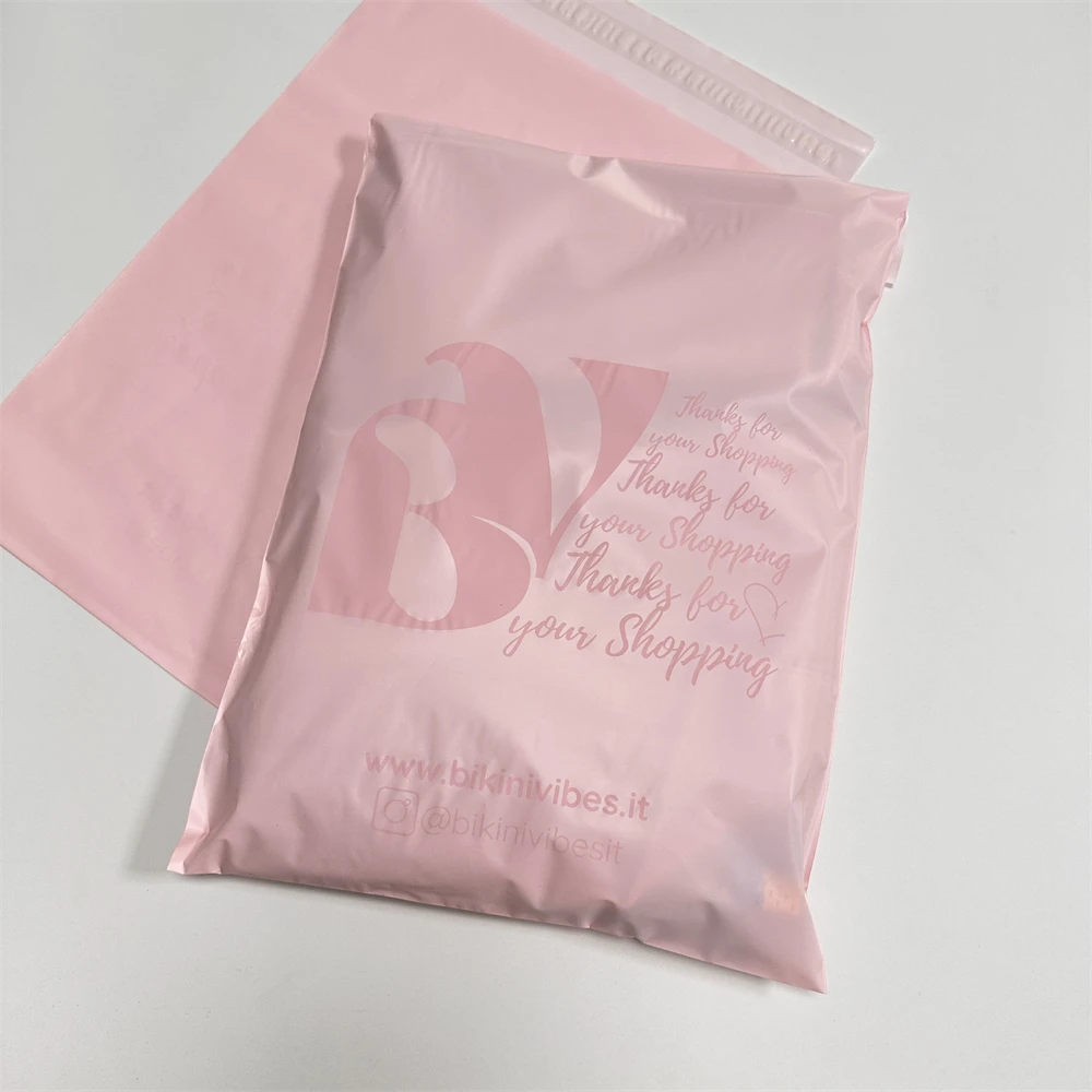 Custom Logo Courier Bag Wholesale Polymer Mailing Bags For Clothing Matte Clothes Packaging Shipping Postage Bag