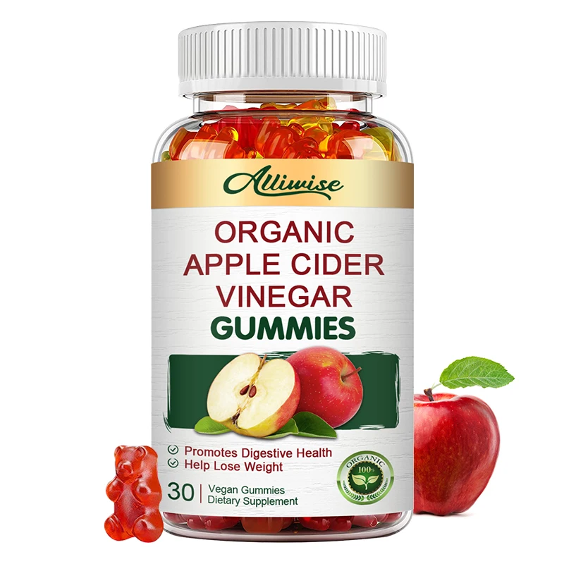 Alliwise OEM 30pcs Organic Sweet Keto Apple Cider Vinegar Gummies