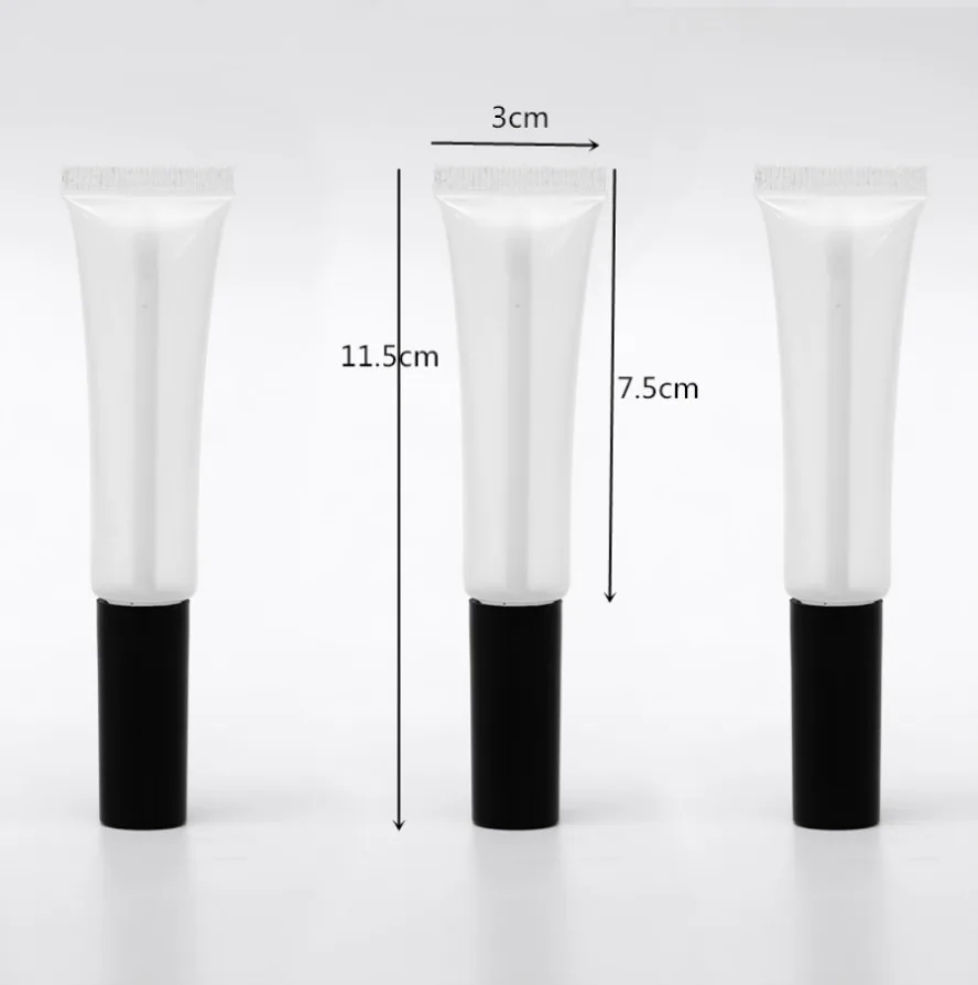 wholesale price customize color lip gloss tube competitive price empty squeeze tube lip gloss 10ml 15ml