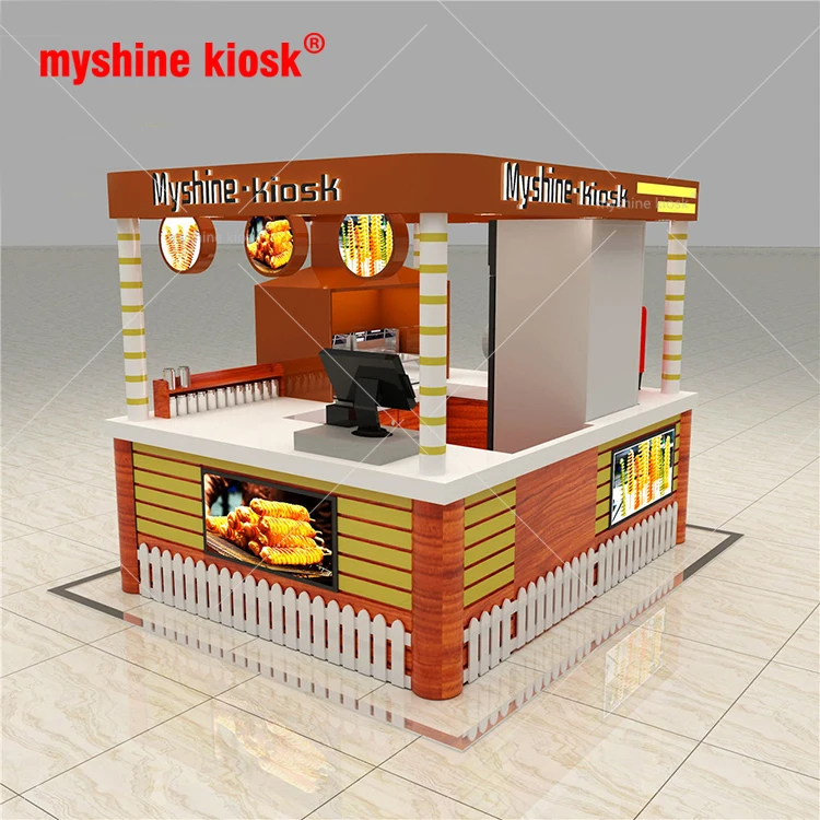 Высококачественный пищевой киоск Myshine стойка для мороженого Крытый запекания