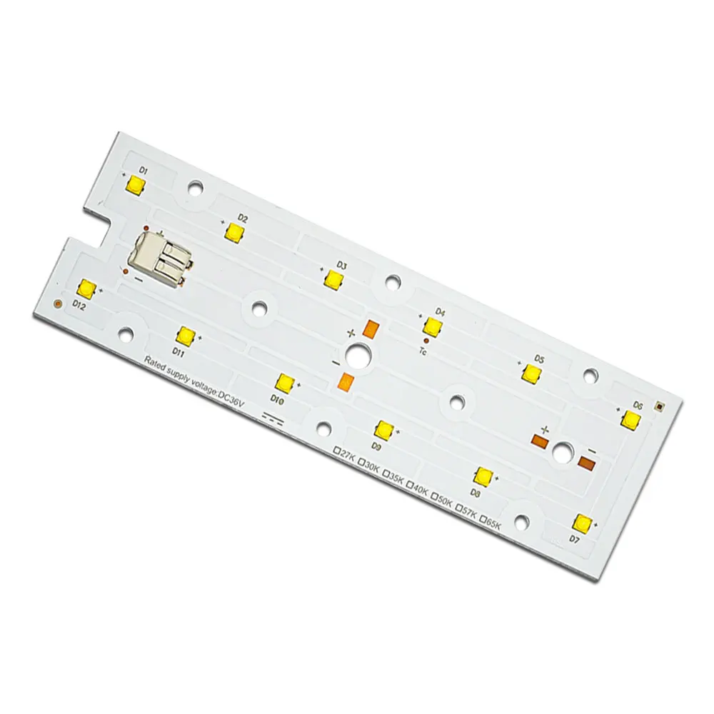 HOT SALE ZHAGA Street Light Module with Lens Optical Accessories 2x6 36W SMD3535 12LEDS City Lighting Module PCBA