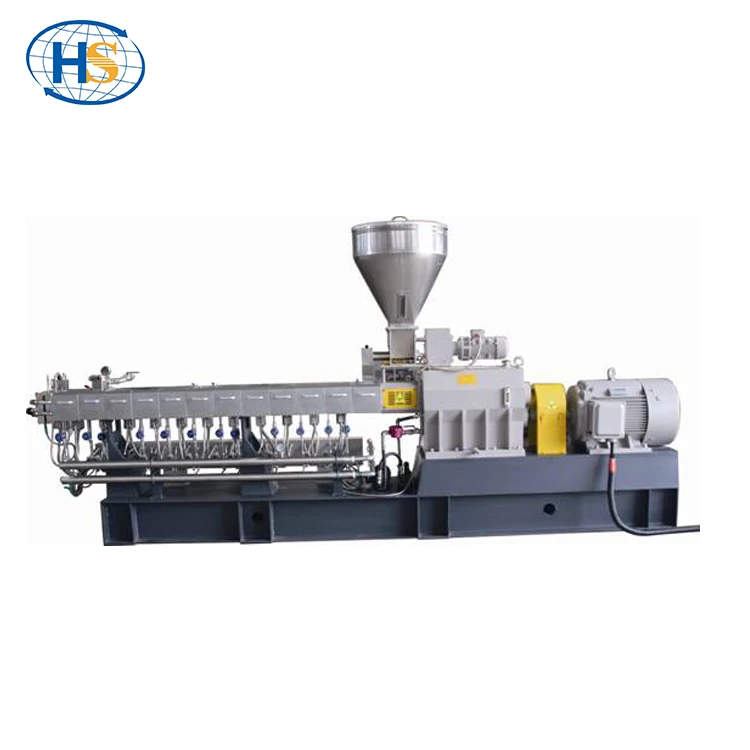 high configuration for wire cover plastic pellet making machine with underwater pelletizing twin screw compounding extruder
