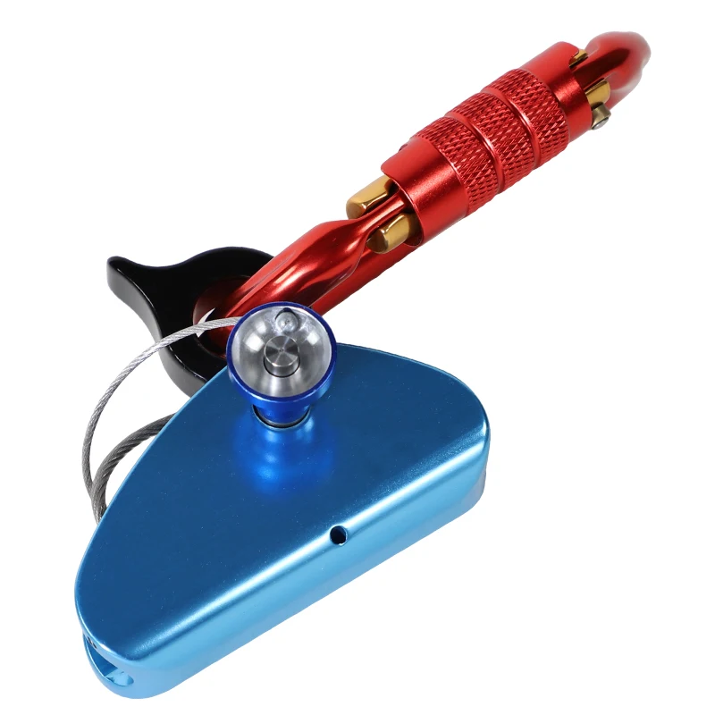 Hot-selling convenient 11-13mm rope grab Self-Locking Fall Protection Belay Device for Rock Climbing